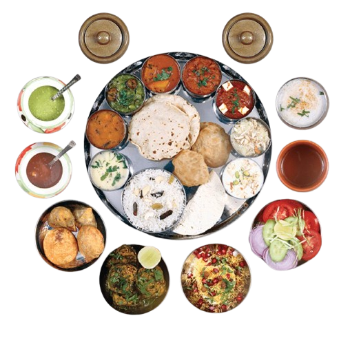 Gujarati Thali at Geetar Restaurant